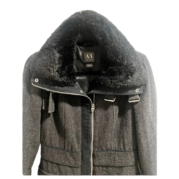 A/X Armani Exchange size small wool pea coat in great condition - Picture 6 of 7